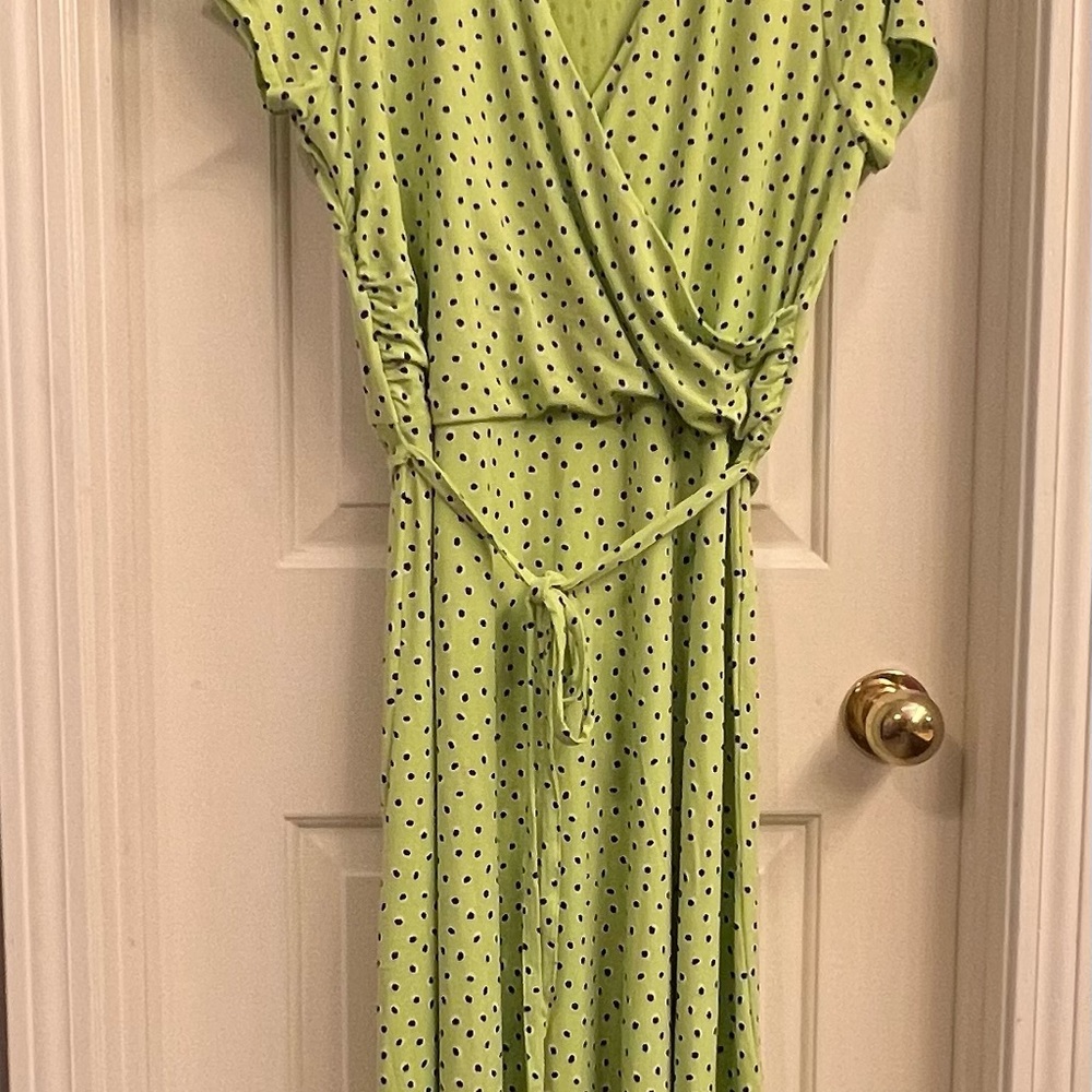 Ladies Lands End Large Slip On Dress